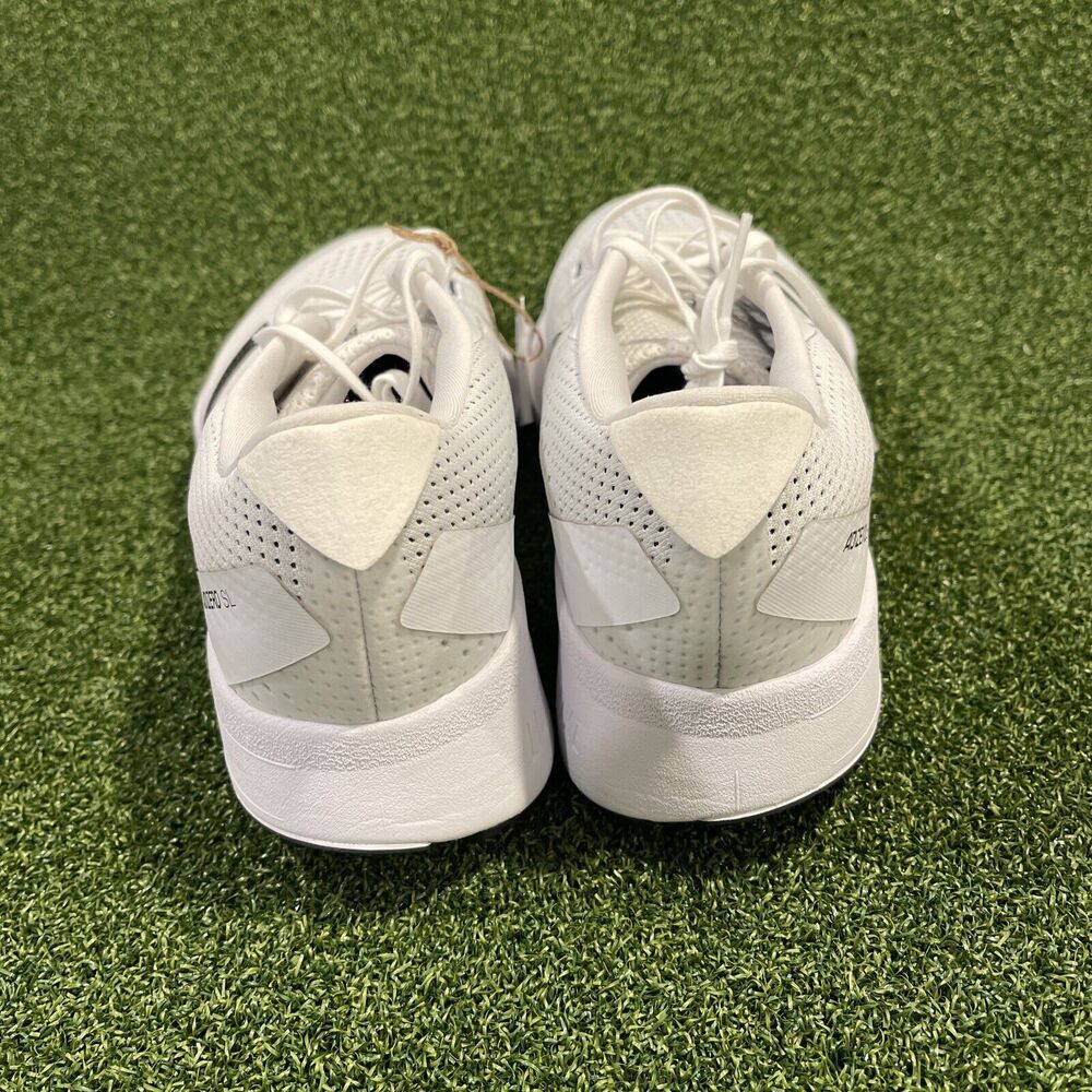 adidas Adizero SL White Carbon Sneaker Mens 9 White Black Running HQ1352 NEW - Picture 4 of 8